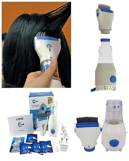 شانه الکتریکی ضد شپش وی کمب V COMB